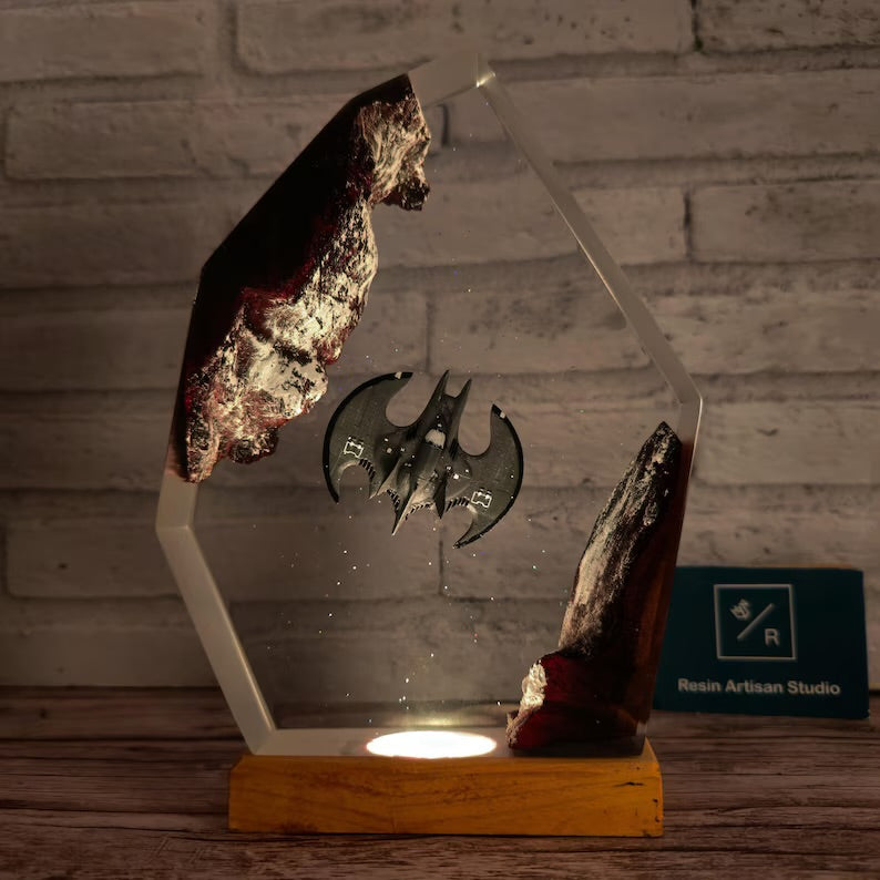 Bat-Wing Resin Lamp TM