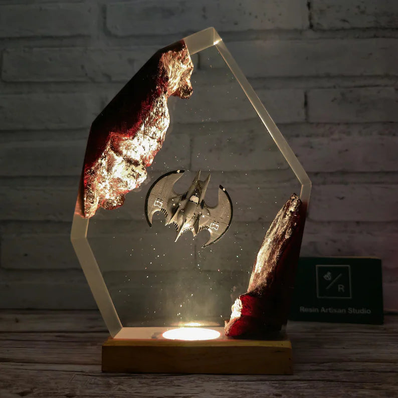Bat-Wing Resin Lamp TM