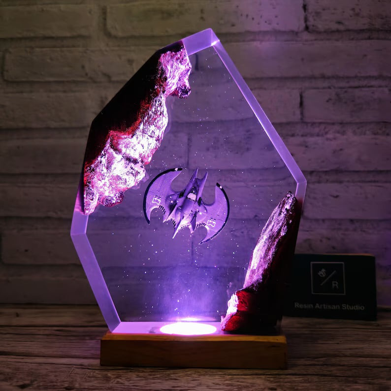 Bat-Wing Resin Lamp TM